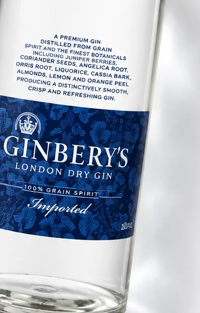 Ginbery’s London Dry, detail